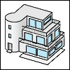 変型3階建住宅